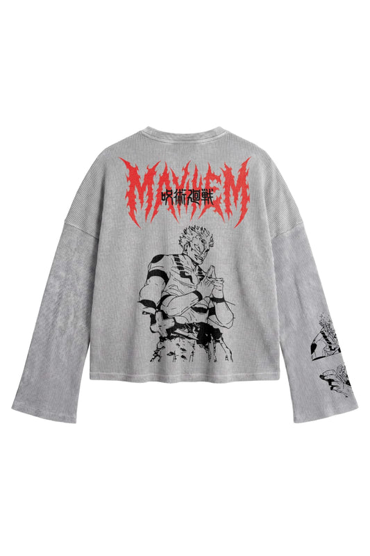 SUKUNA WAFFLE TEE