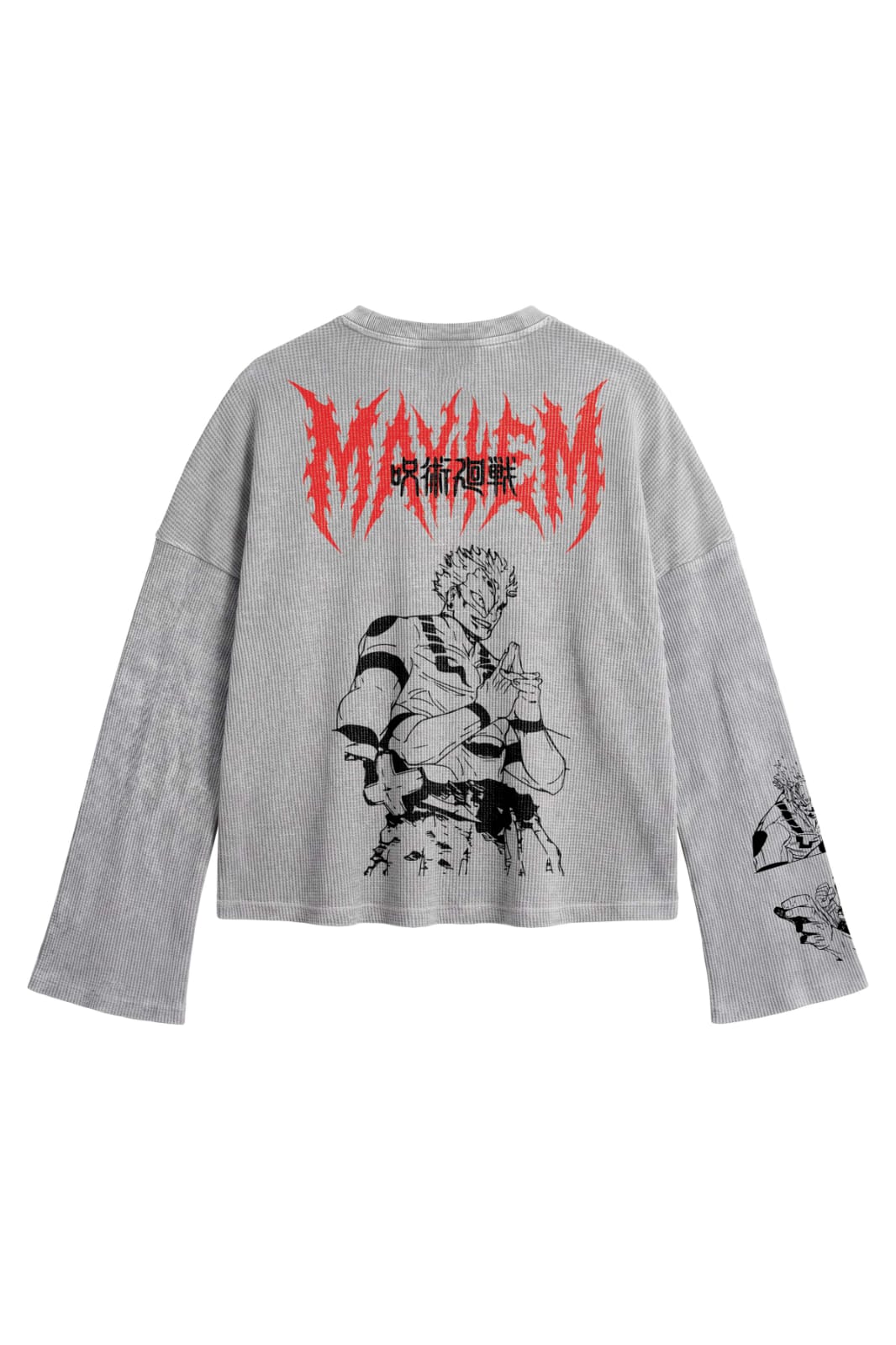 SUKUNA WAFFLE TEE